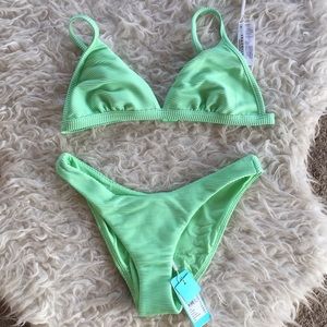 NWT SEAFOLLY BIKINI ! Size 8 USA MINT GREEN